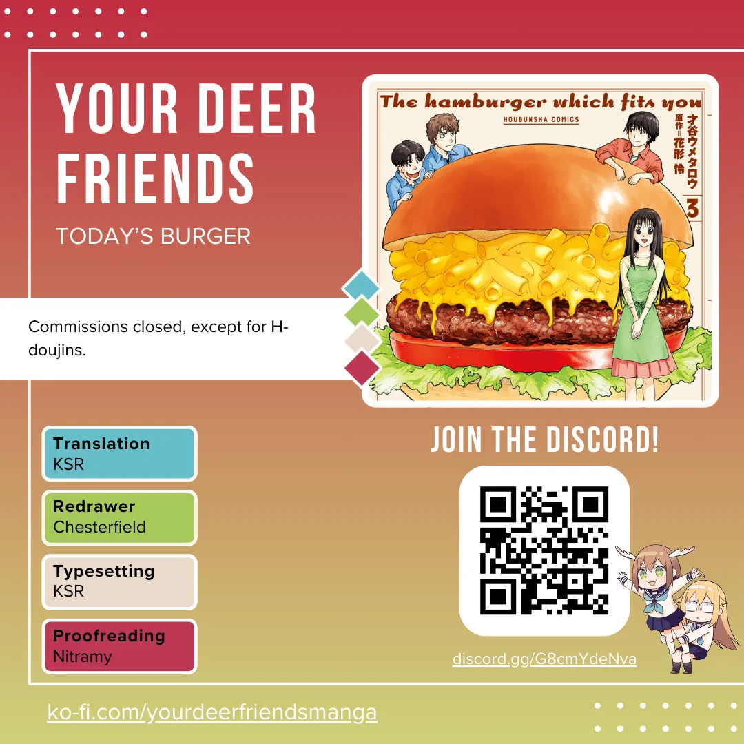 Honjitsu no Burger Chapter 22 – Page 1