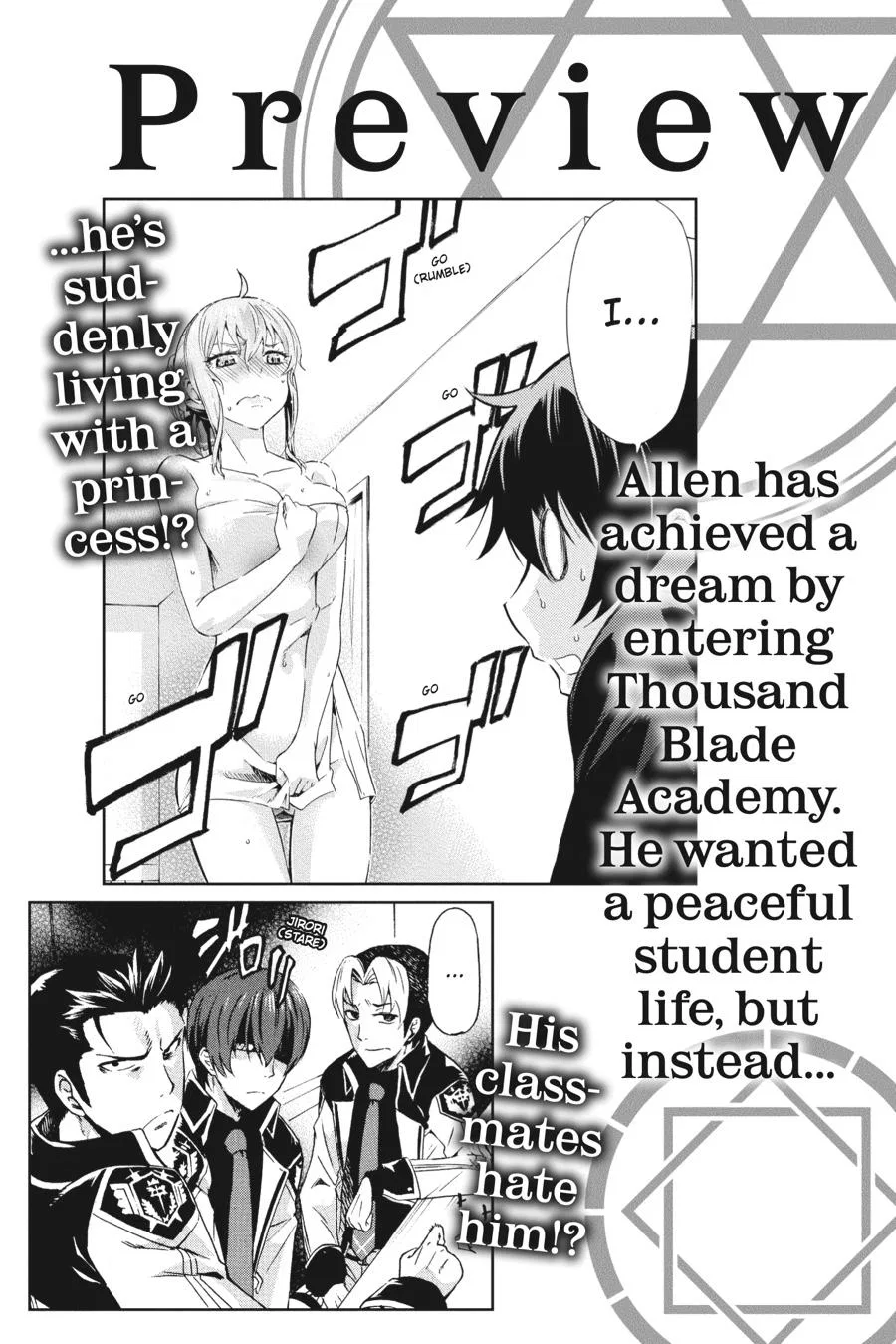 Ichioku-nen Button wo Renda shita Ore wa, Kizuitara Saikyou ni Natteita: Rakudai Kenshi no Gakuin Musou Chapter 5.5 – Page 1
