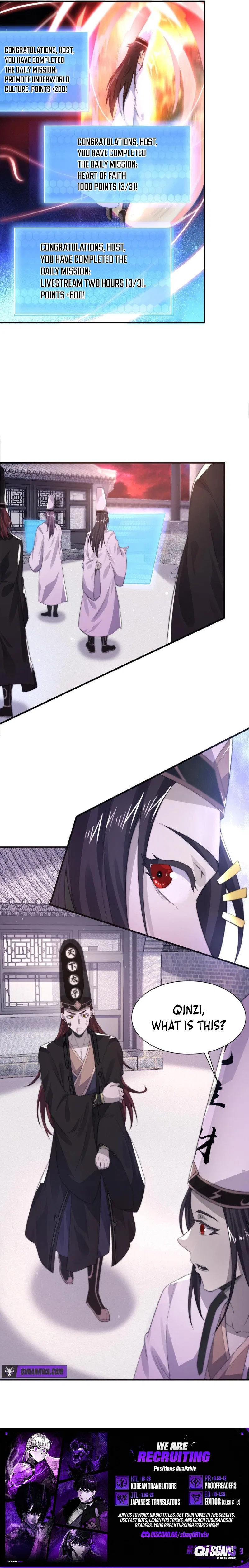 Starting a livestream in the underworld who dares to join the livestream Chapter 35 – Page 4