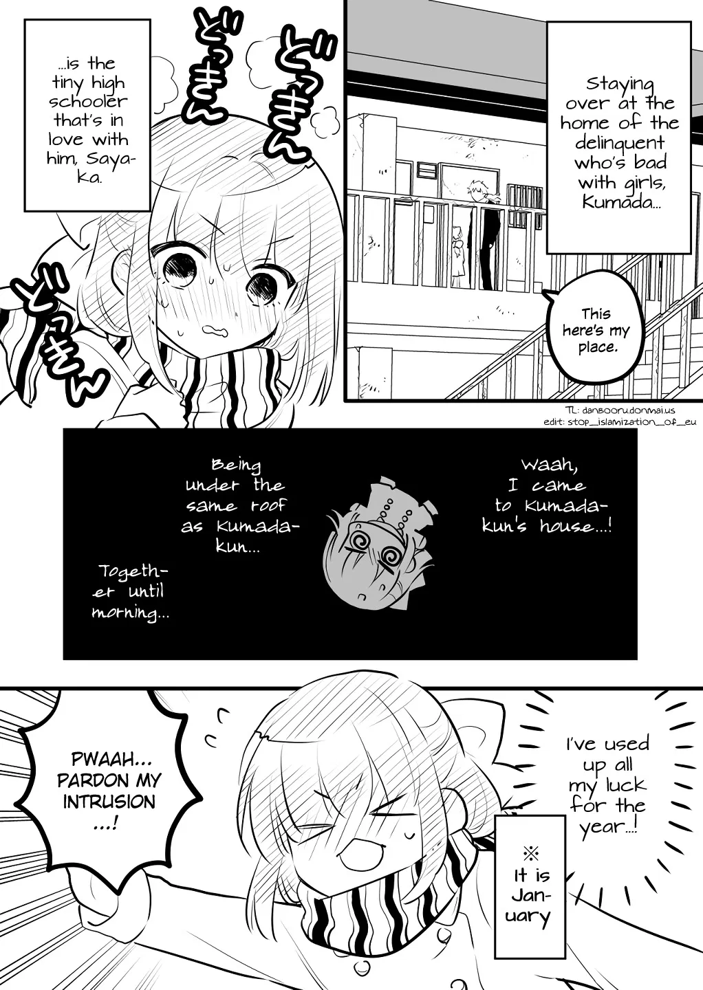Onna ga Nigate na Yankee to Shoujo no Hanashi Chapter 7 – Page 1