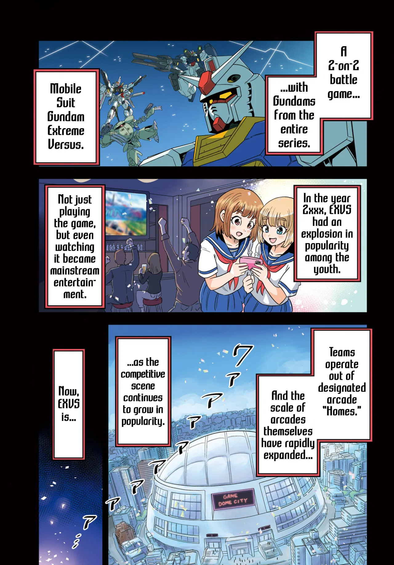 Mobile Suit Gundam EXVS – Girls on Extreme Chapter 1 – Page 1