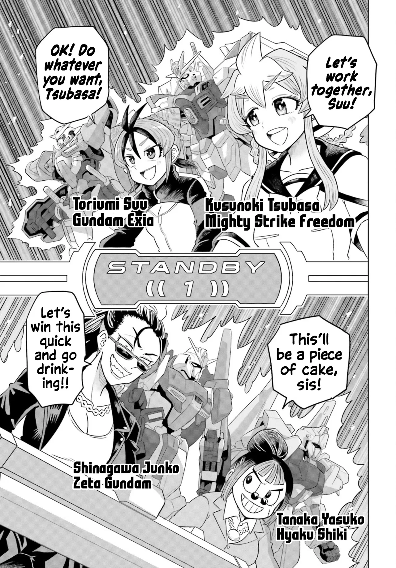 Mobile Suit Gundam EXVS – Girls on Extreme Chapter 1 – Page 22