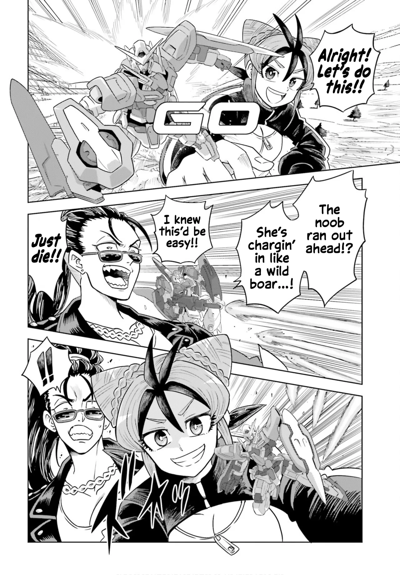 Mobile Suit Gundam EXVS – Girls on Extreme Chapter 1 – Page 23
