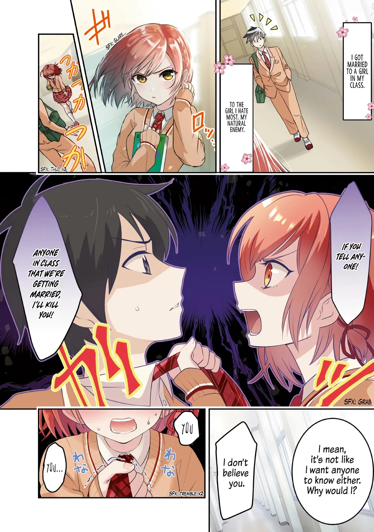 I Got Married to the Girl I Hate Most in Class Chapter 3.1 – Page 1