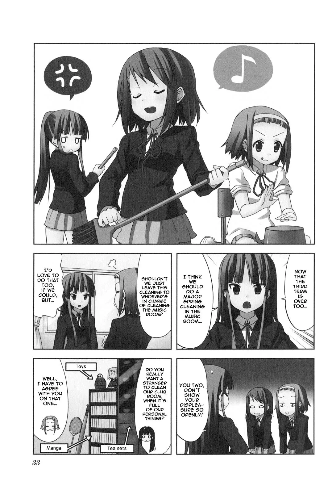 K-ON! Chapter 33 – Page 1