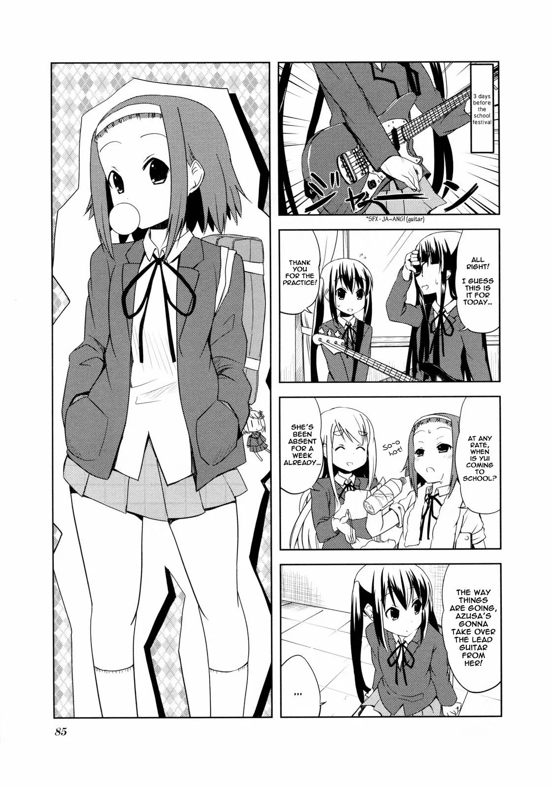 K-ON! Chapter 25 – Page 1