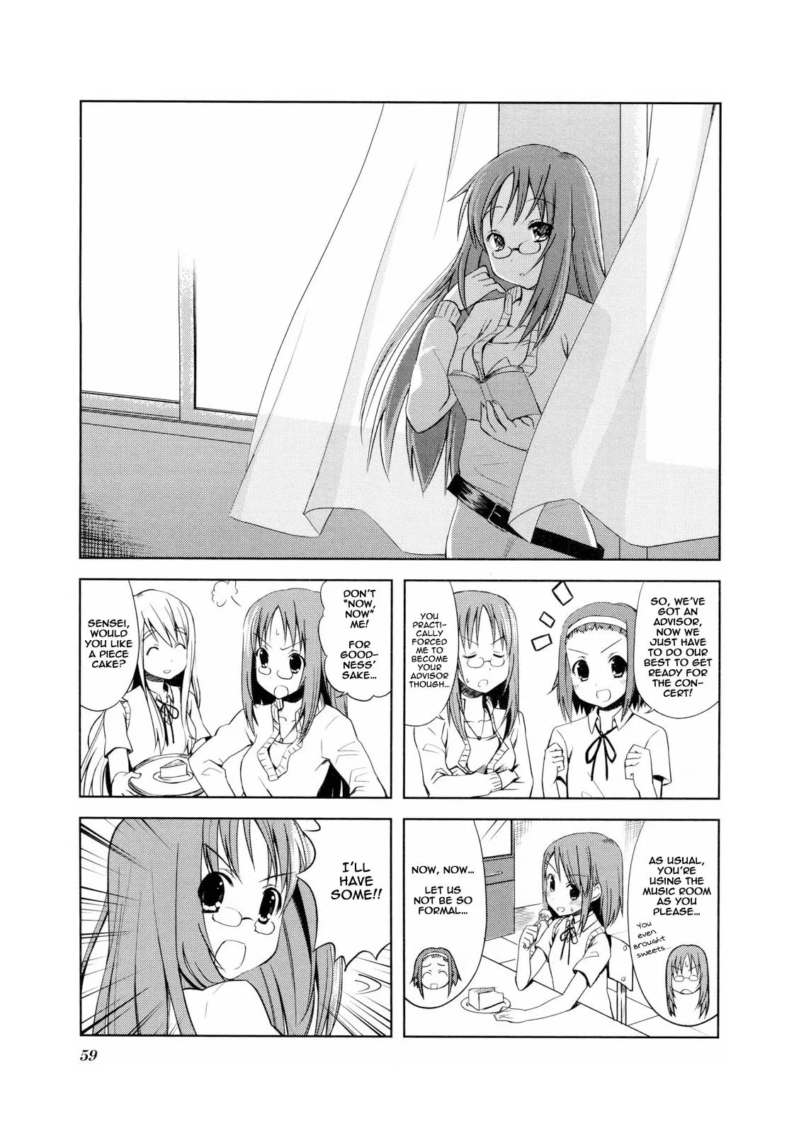 K-ON! Chapter 7 – Page 1