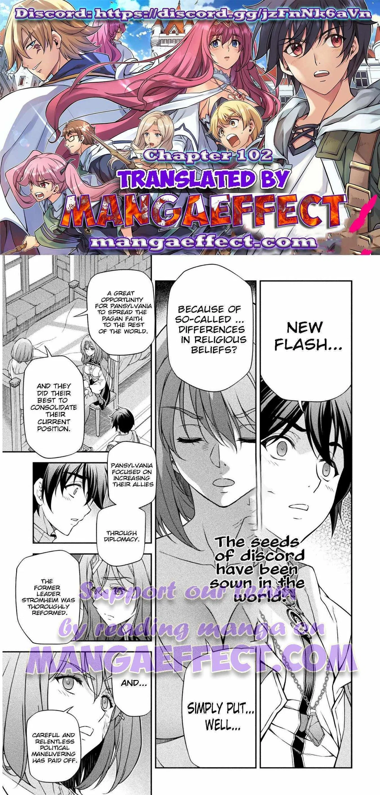 Drawing: Saikyou Mangaka wa Oekaki Skill de Isekai Musou Suru Chapter 102 – Page 1