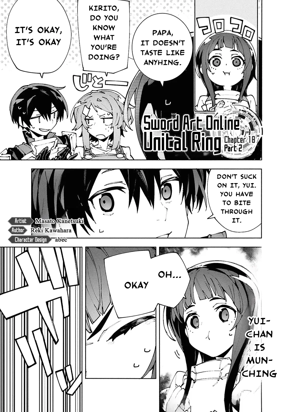 Sword Art Online: Unital Ring Chapter 18.2 – Page 1