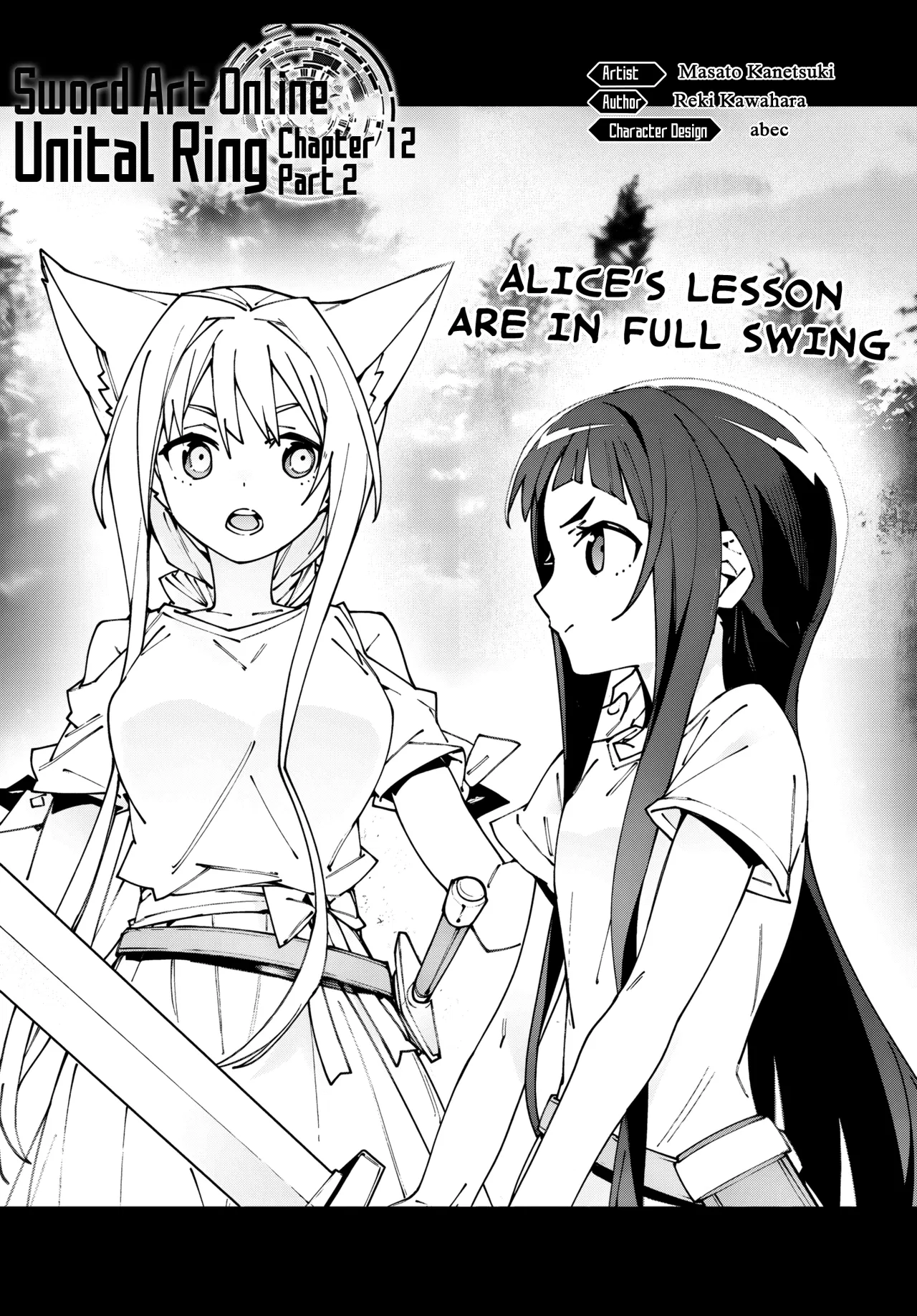 Sword Art Online: Unital Ring Chapter 12.2 – Page 1