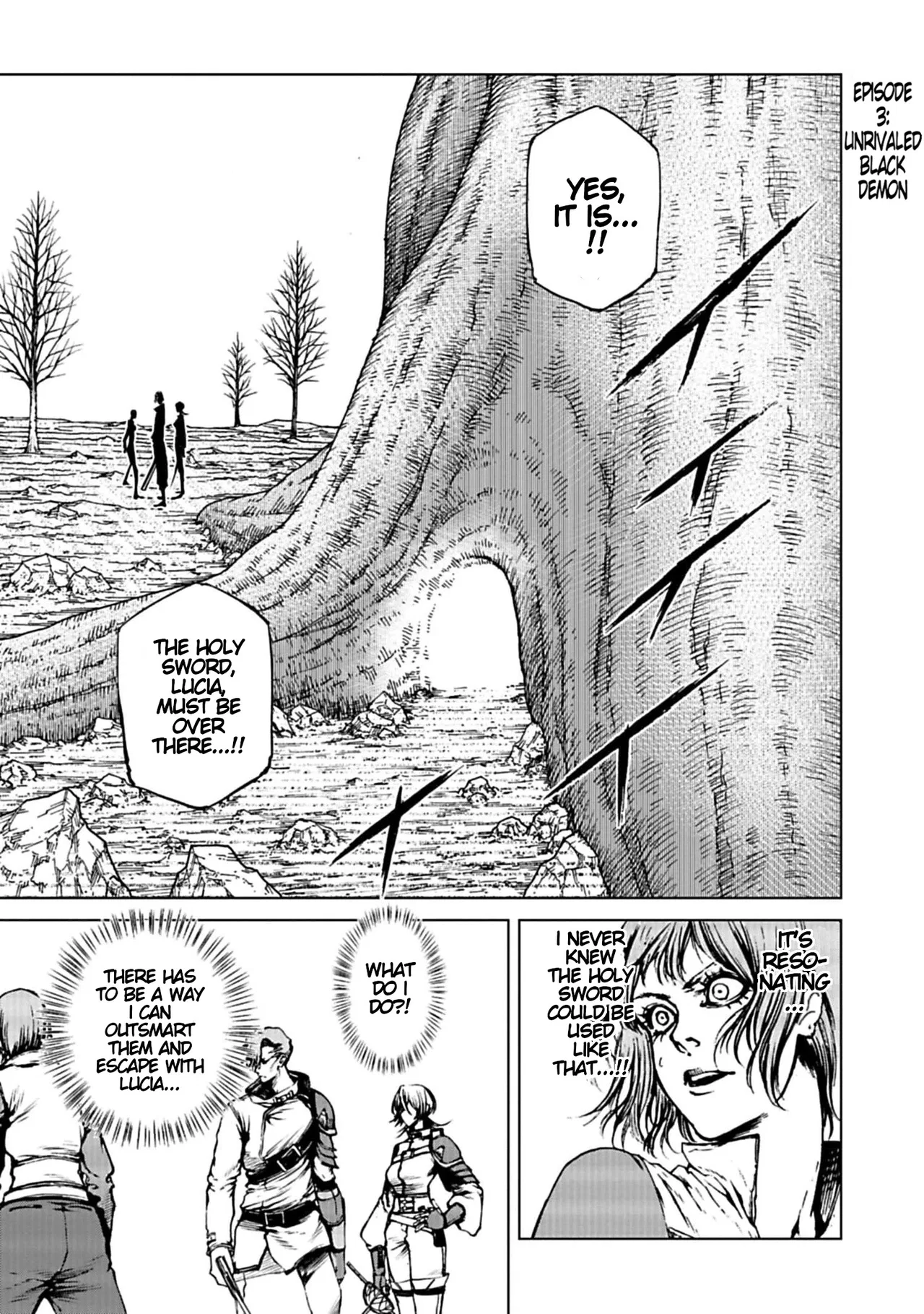 Kokuma Musou - Ochita Seikishi to Fukushuu no Kuro Madoushi Chapter 3 – Page 1
