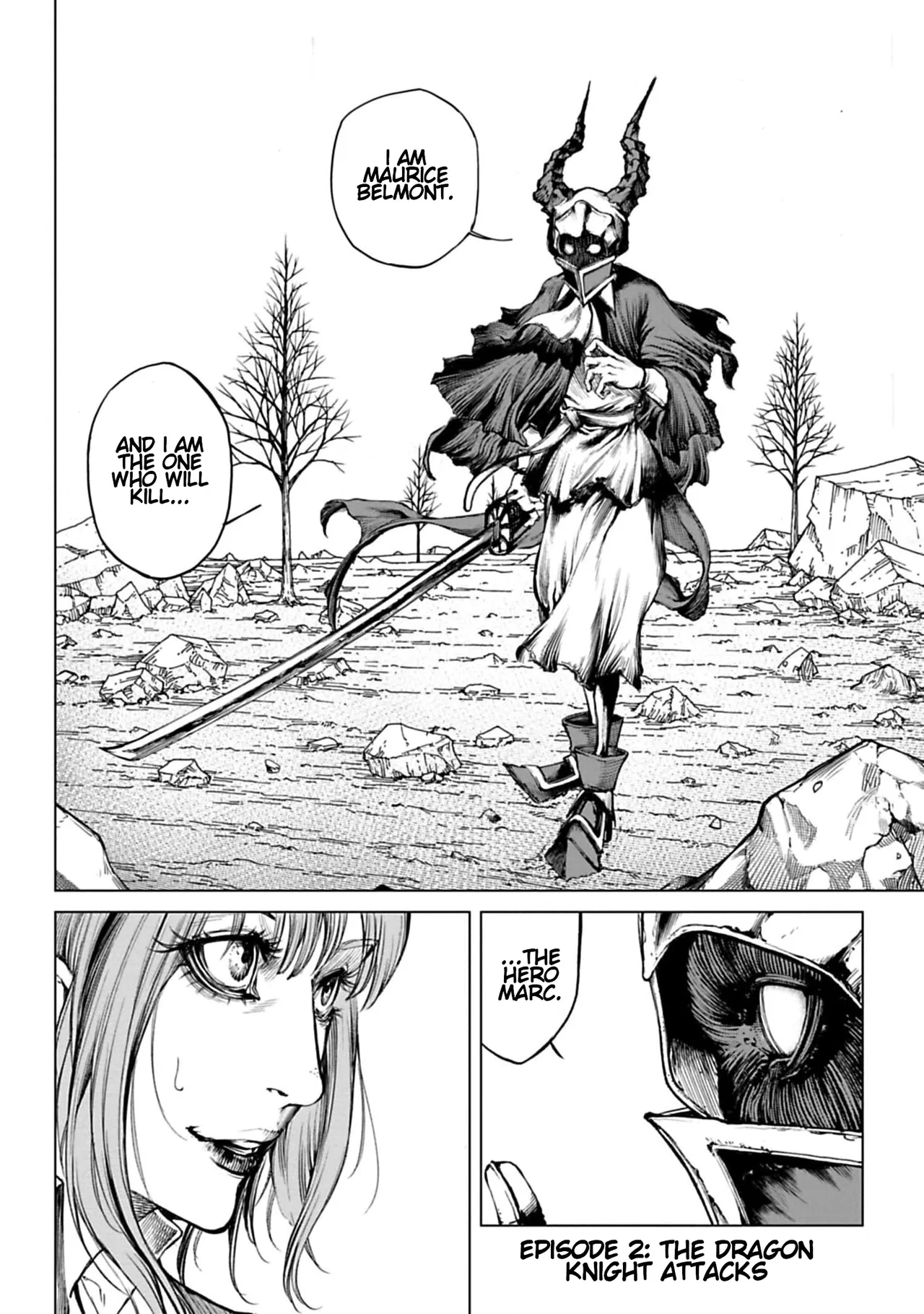 Kokuma Musou - Ochita Seikishi to Fukushuu no Kuro Madoushi Chapter 2 – Page 1