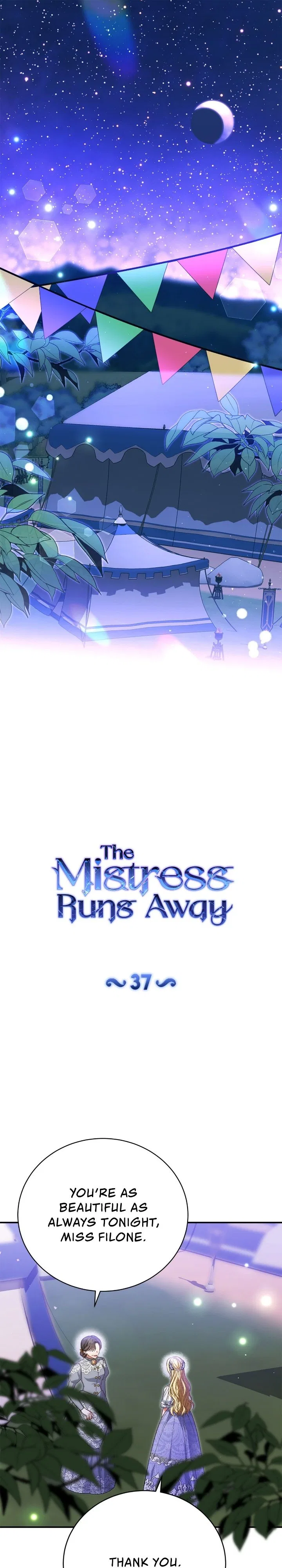 The Mistress Runs Away Chapter 37 – Page 1