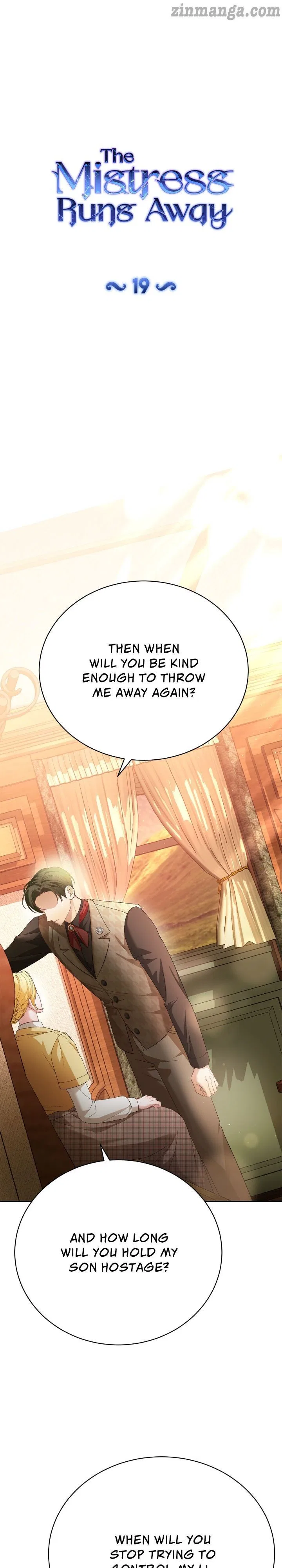 The Mistress Runs Away Chapter 19 – Page 1