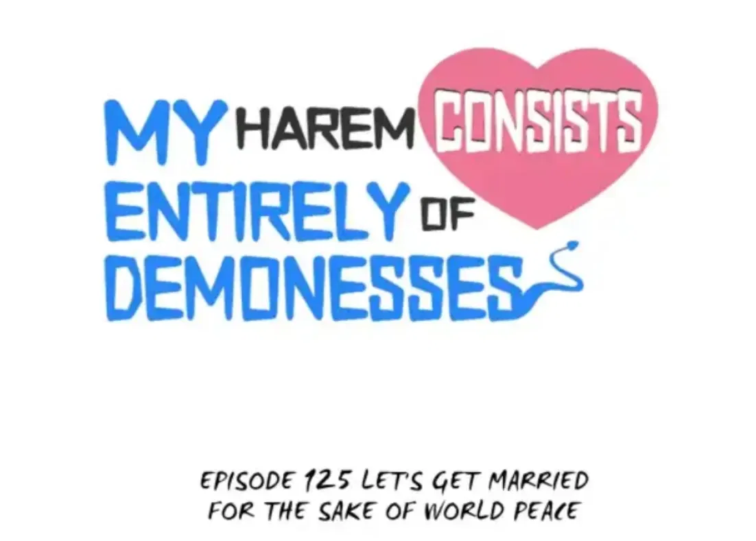 My Harem Is Entirely Female Demon Villains Chapter 125 – Page 1