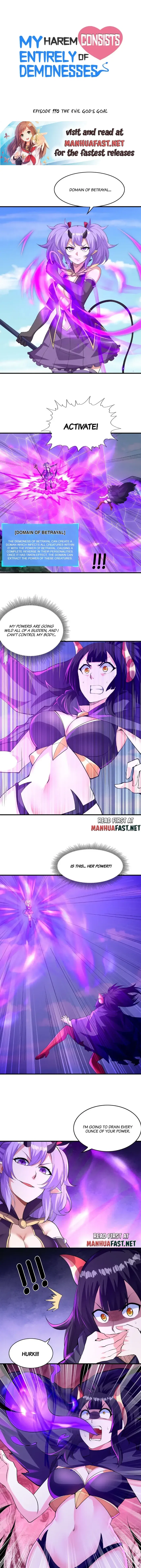 My Harem Is Entirely Female Demon Villains Chapter 110 – Page 1
