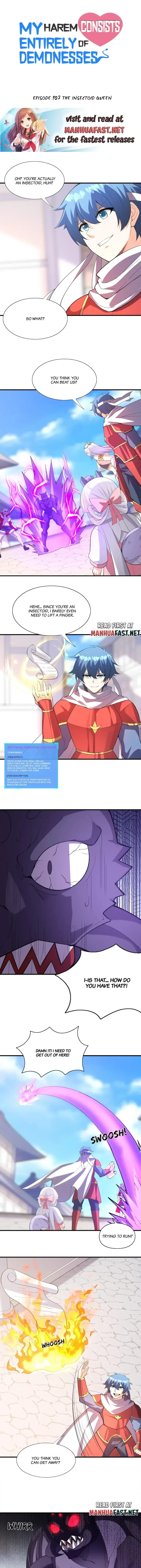 My Harem Is Entirely Female Demon Villains Chapter 107 – Page 1