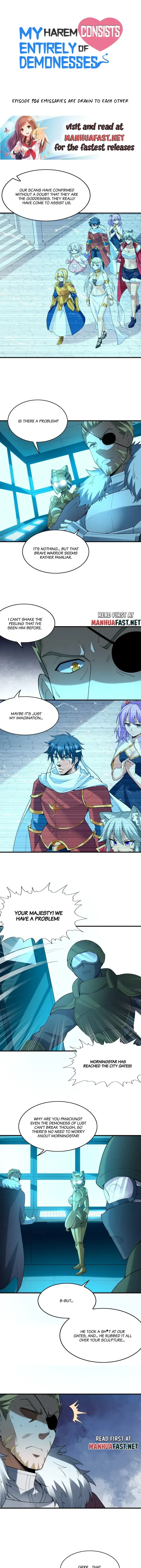 My Harem Is Entirely Female Demon Villains Chapter 106 – Page 1