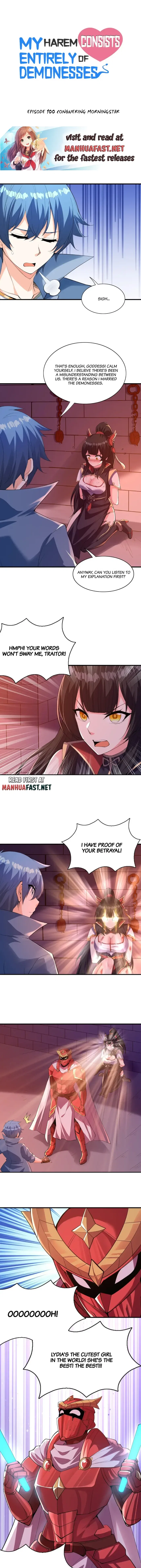 My Harem Is Entirely Female Demon Villains Chapter 100 – Page 1