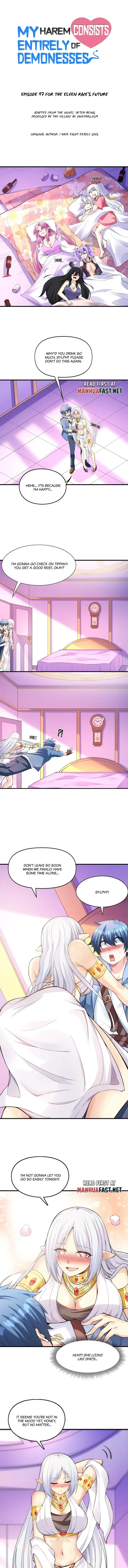 My Harem Is Entirely Female Demon Villains Chapter 97 – Page 1