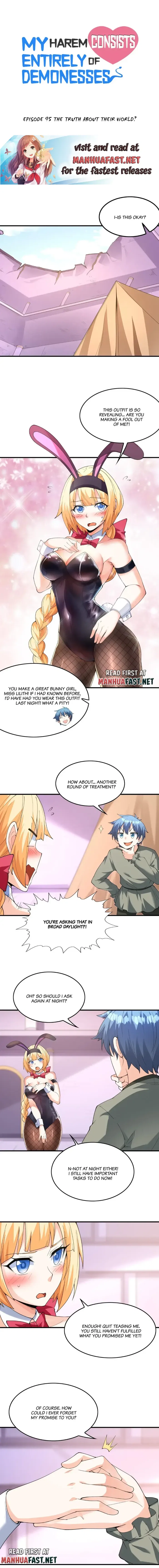 My Harem Is Entirely Female Demon Villains Chapter 95 – Page 1