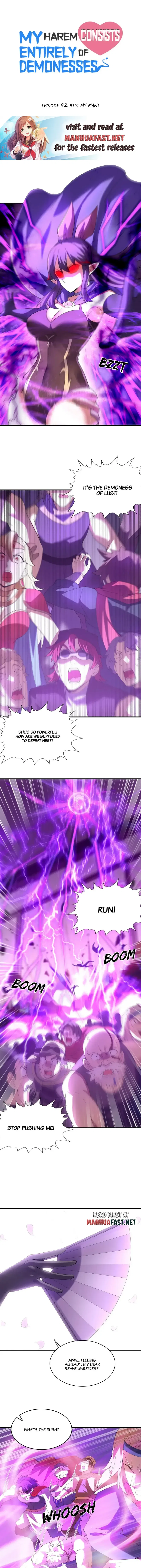 My Harem Is Entirely Female Demon Villains Chapter 92 – Page 1