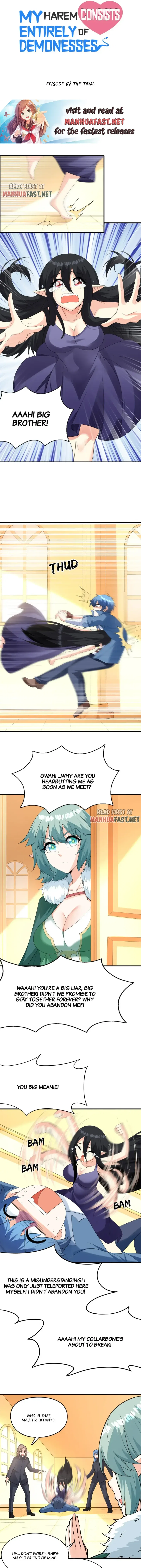 My Harem Is Entirely Female Demon Villains Chapter 87 – Page 1