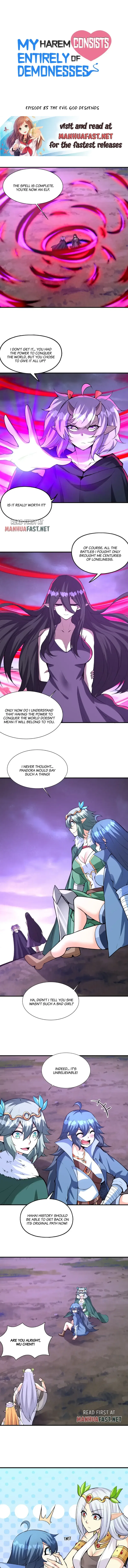 My Harem Is Entirely Female Demon Villains Chapter 85 – Page 1