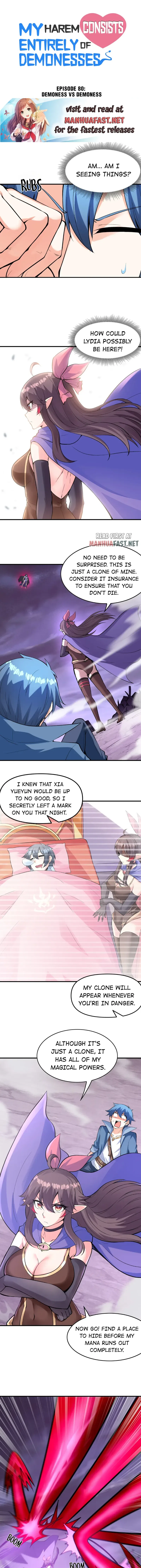 My Harem Is Entirely Female Demon Villains Chapter 80 – Page 1