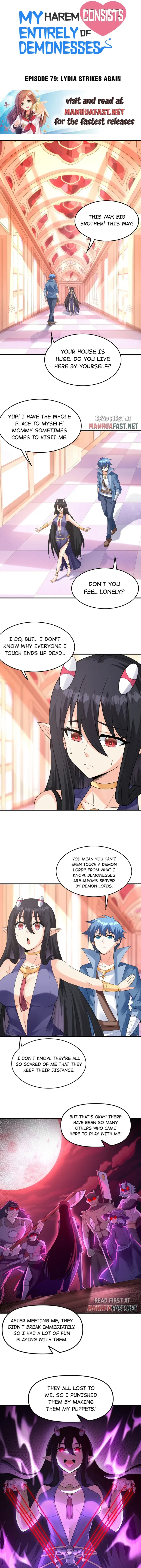 My Harem Is Entirely Female Demon Villains Chapter 79 – Page 1