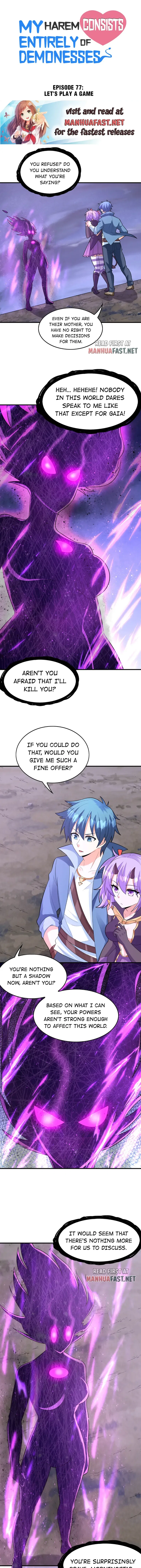 My Harem Is Entirely Female Demon Villains Chapter 77 – Page 1