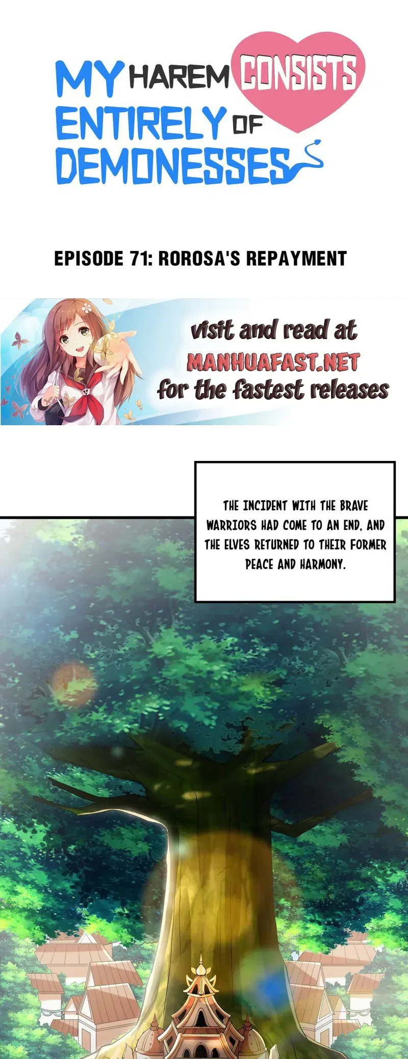 My Harem Is Entirely Female Demon Villains Chapter 71 – Page 1