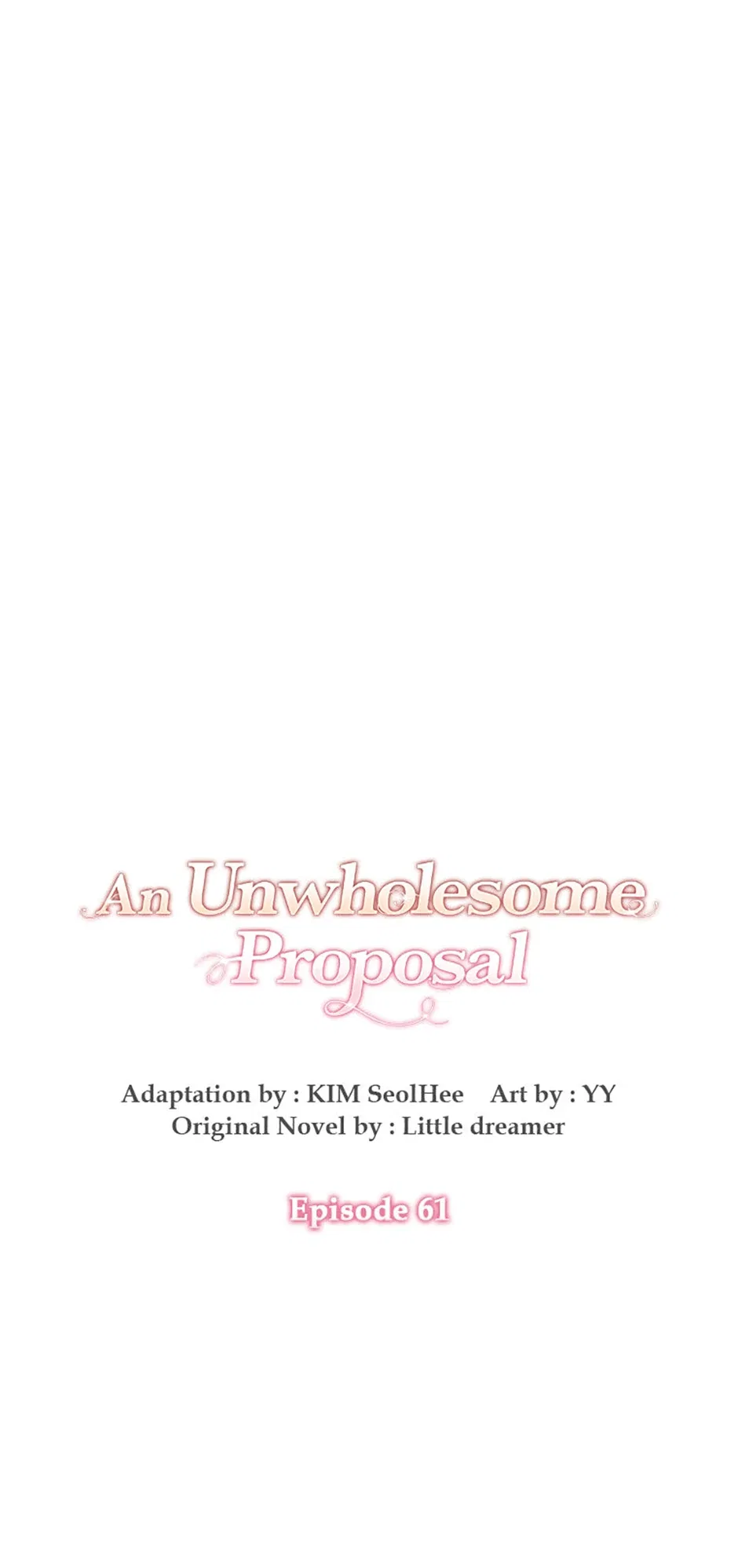 An Unwholesome Proposal Chapter 61 – Page 1