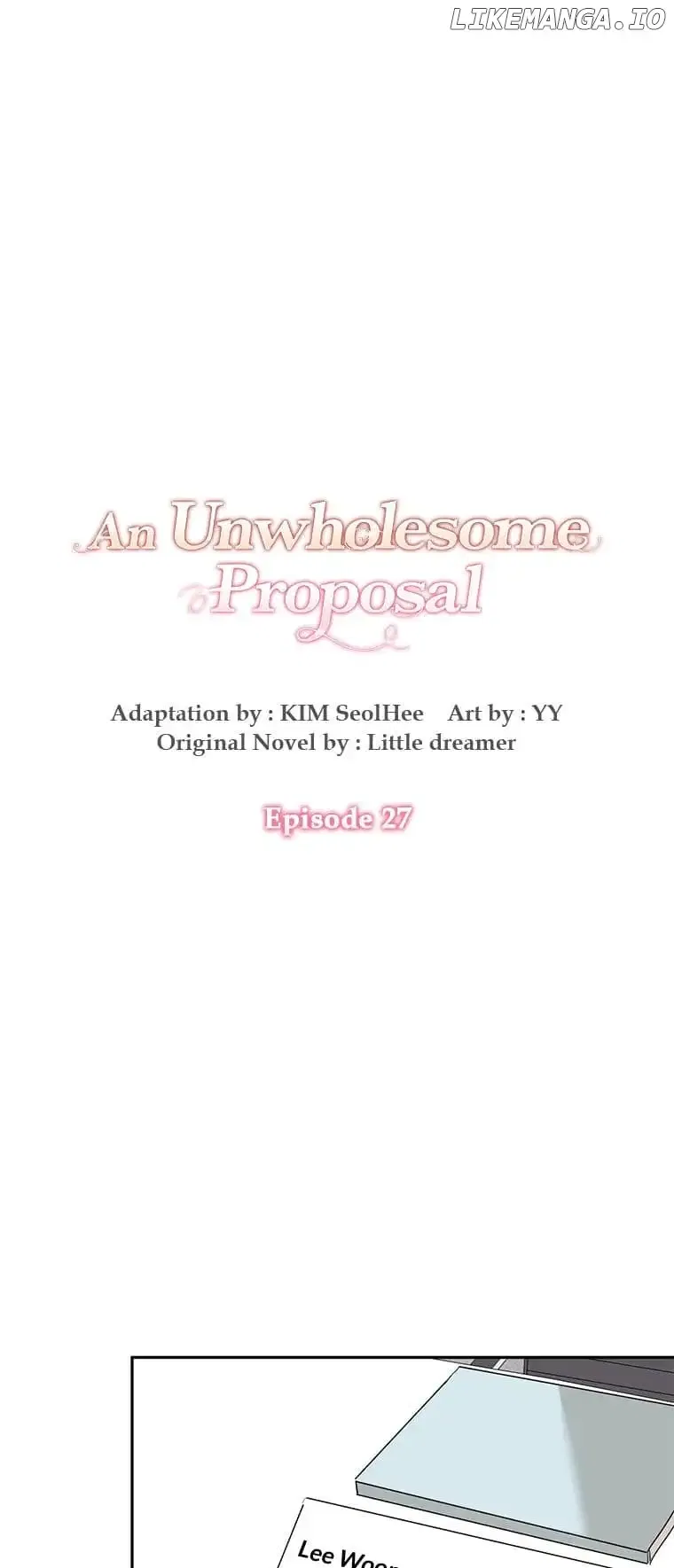 An Unwholesome Proposal Chapter 27 – Page 19