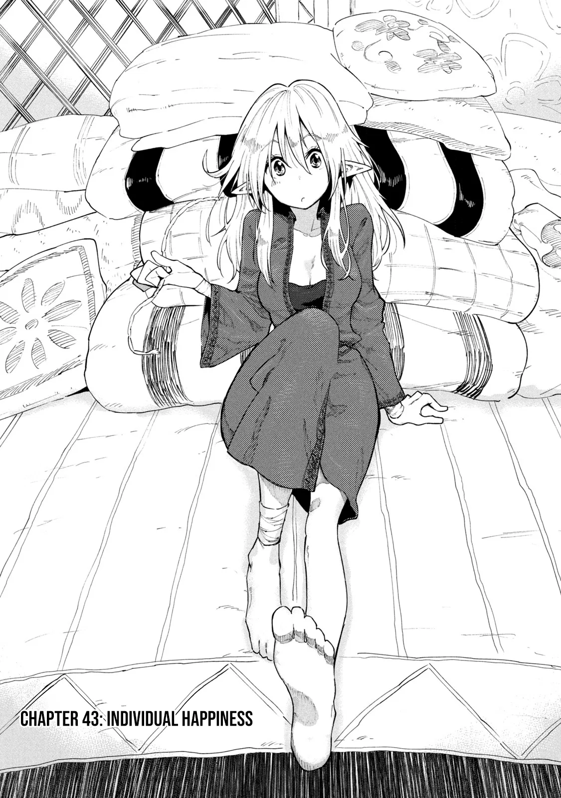 Mazumeshi Elf to Yuuboku gurashi Chapter 43 – Page 1