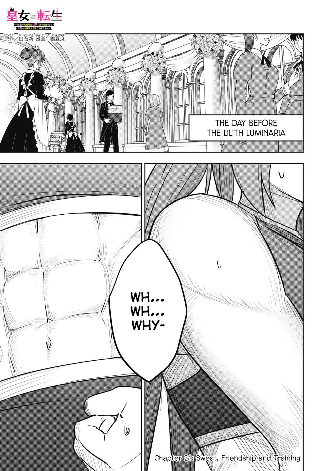 Reincarnated as a Princess: The Legendary Archmage Becomes a Lady Knight and Forms the Noblewomen Knight Corps! Chapter 21 – Page 1