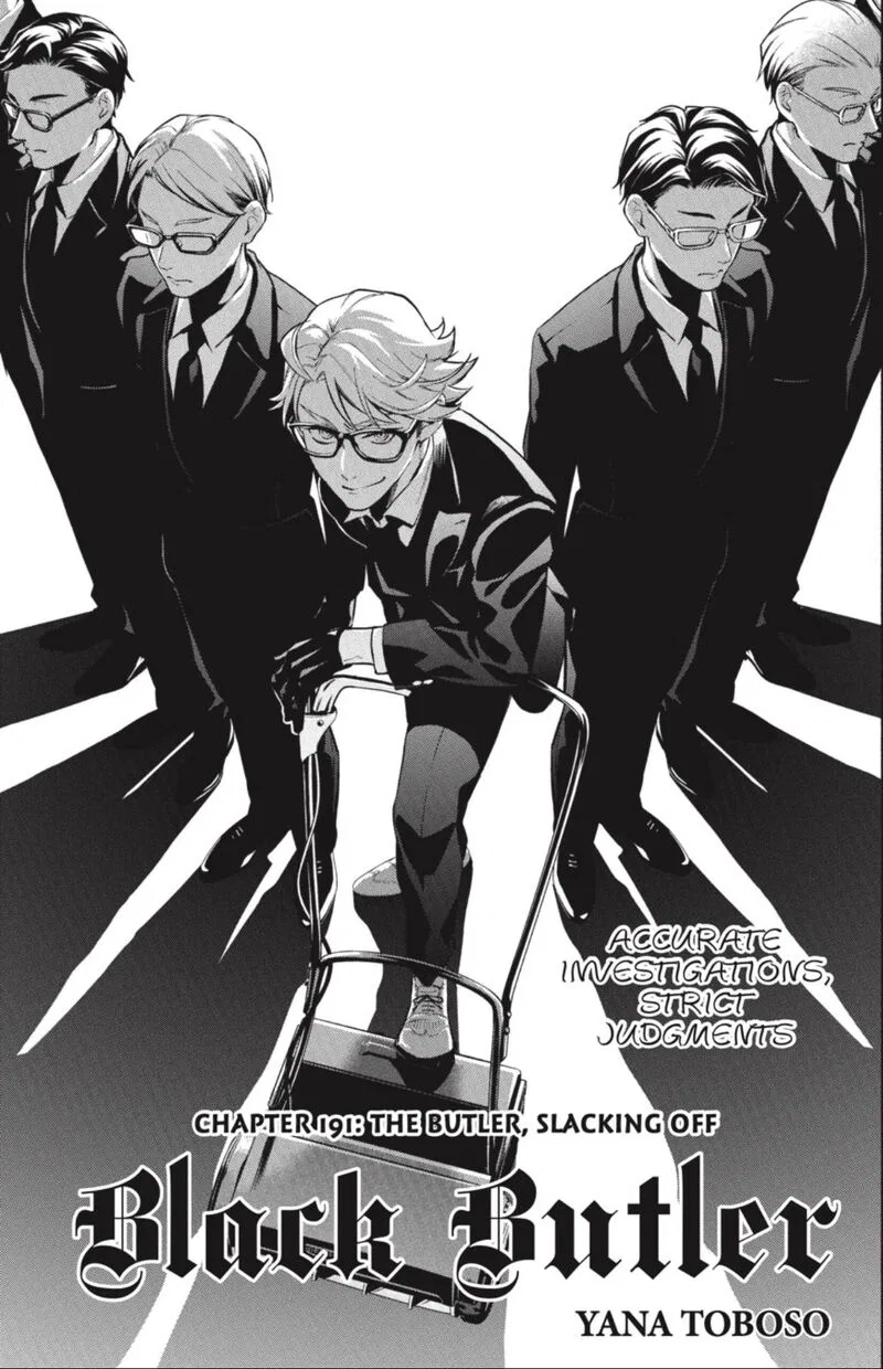 Kuroshitsuji Chapter 191 – Page 1