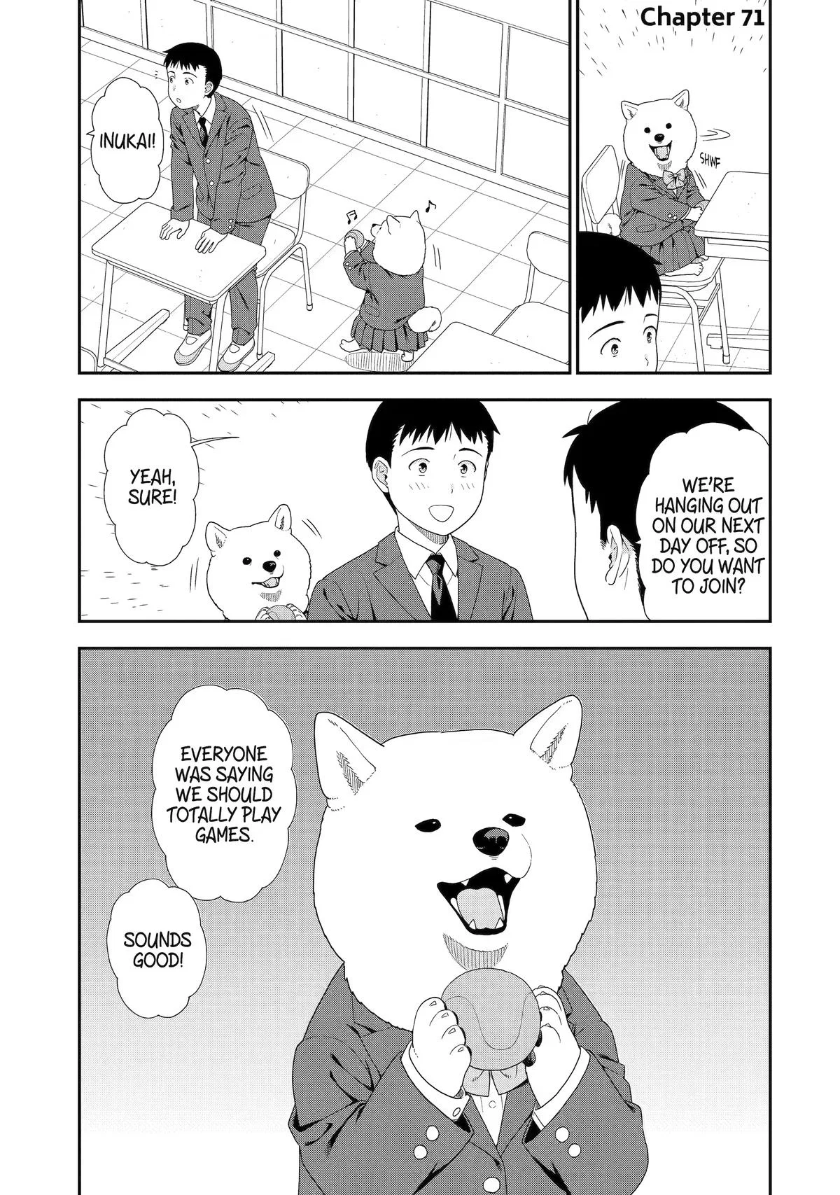 Inuta-san Chapter 71 – Page 1