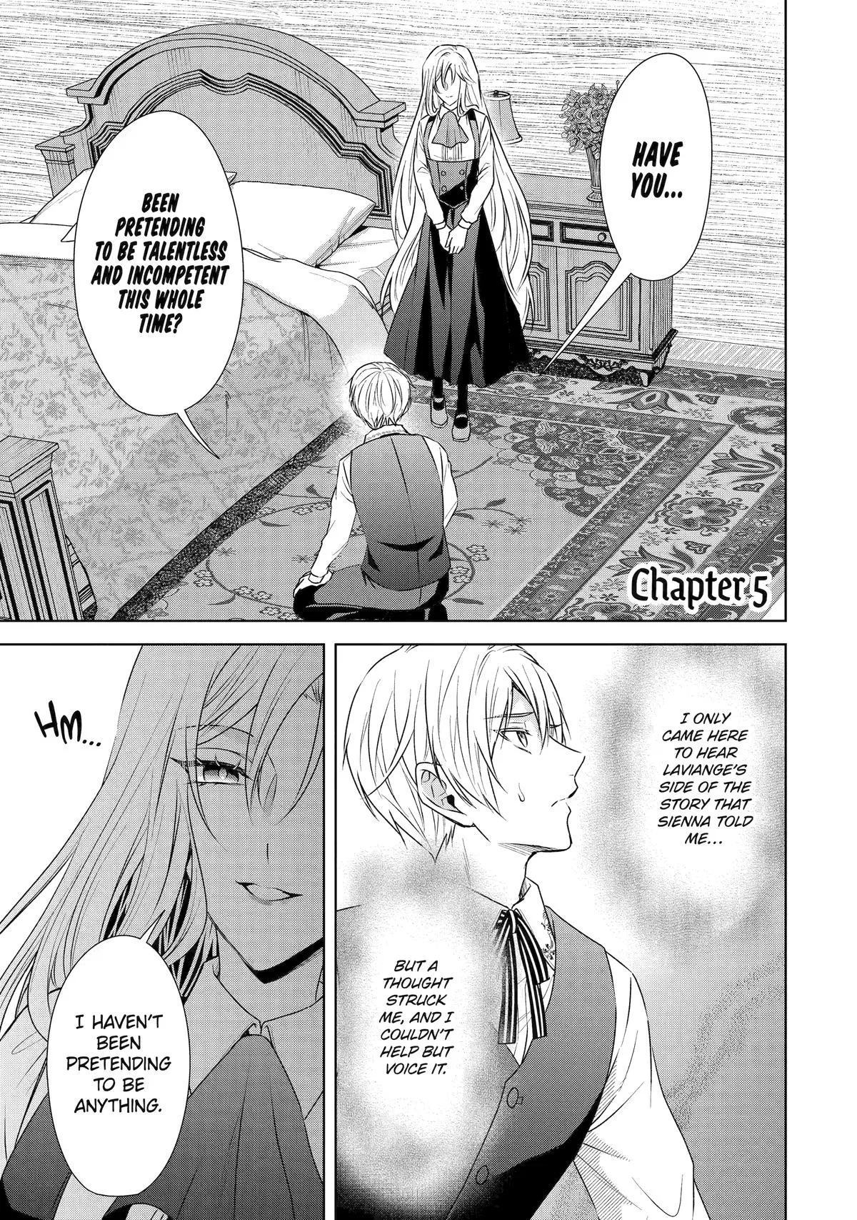 Notorious No More: The Villainess Enjoys Feigning Incompetence Chapter 5 – Page 1