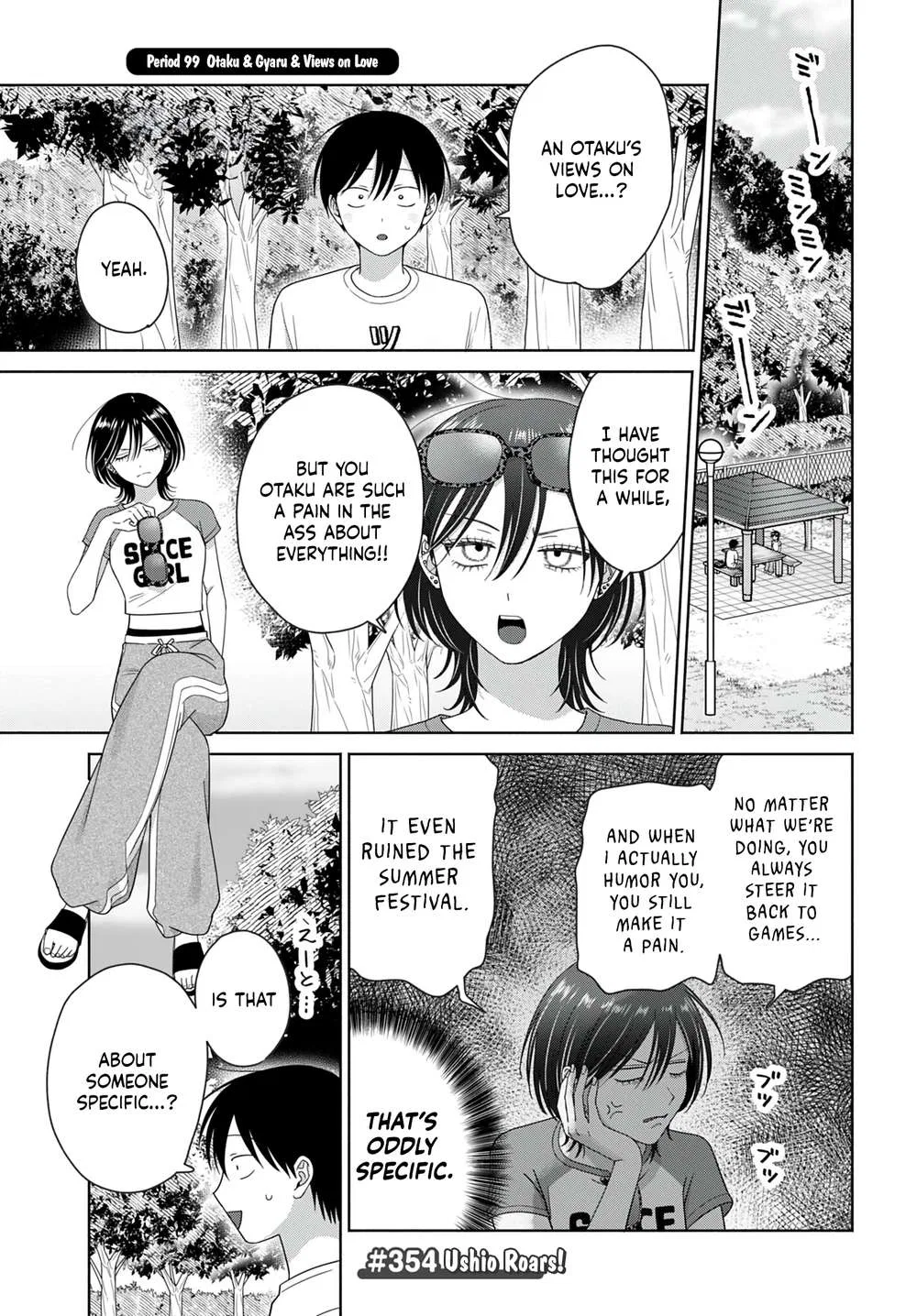 Anime – Gals Can’t Be Kind to Otaku!? Chapter 99 – Page 1