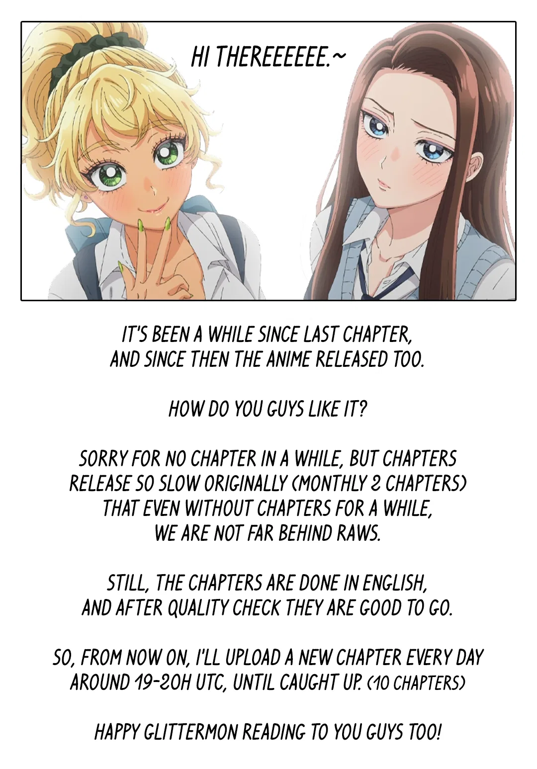 Anime – Gals Can’t Be Kind to Otaku!? Chapter 90 – Page 1