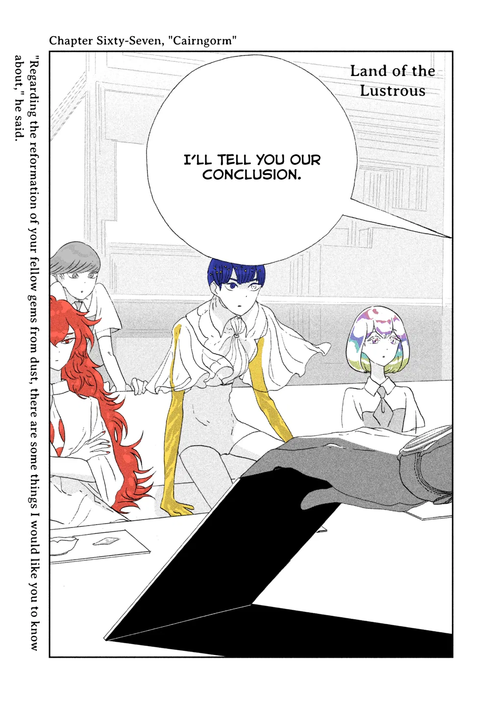 Houseki no Kuni (Minimalist Color) Chapter 67 – Page 1