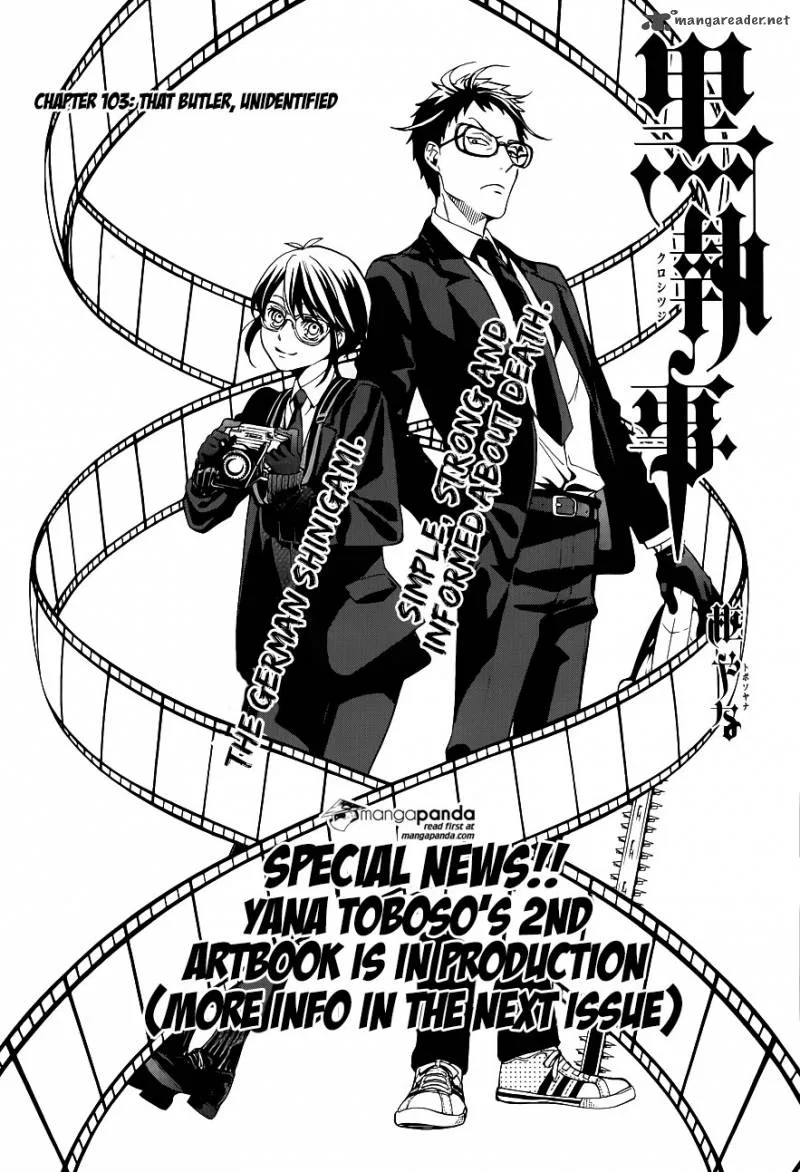Kuroshitsuji Chapter 103 – Page 1