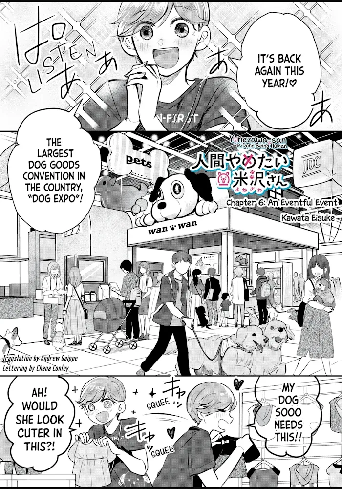 Yonezawa-san Is Done Being Human Chapter 6 – Page 1