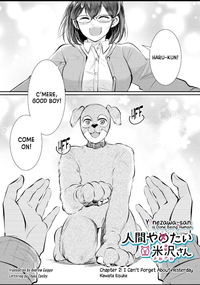 Yonezawa-san Is Done Being Human Chapter 2 – Page 1
