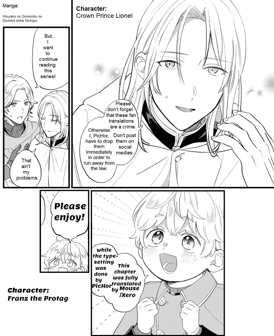 Akuyaku no Goreisoku no Dou ni ka Shitai Nichijou Chapter 41 – Page 1
