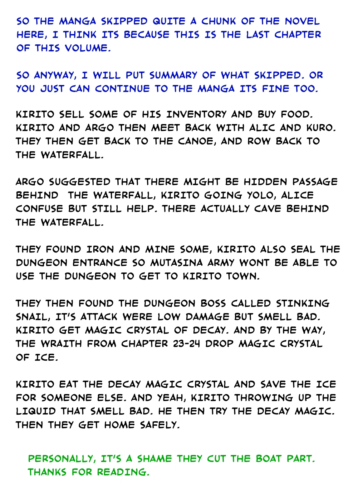 Sword Art Online: Unital Ring Chapter 26.1 – Page 1