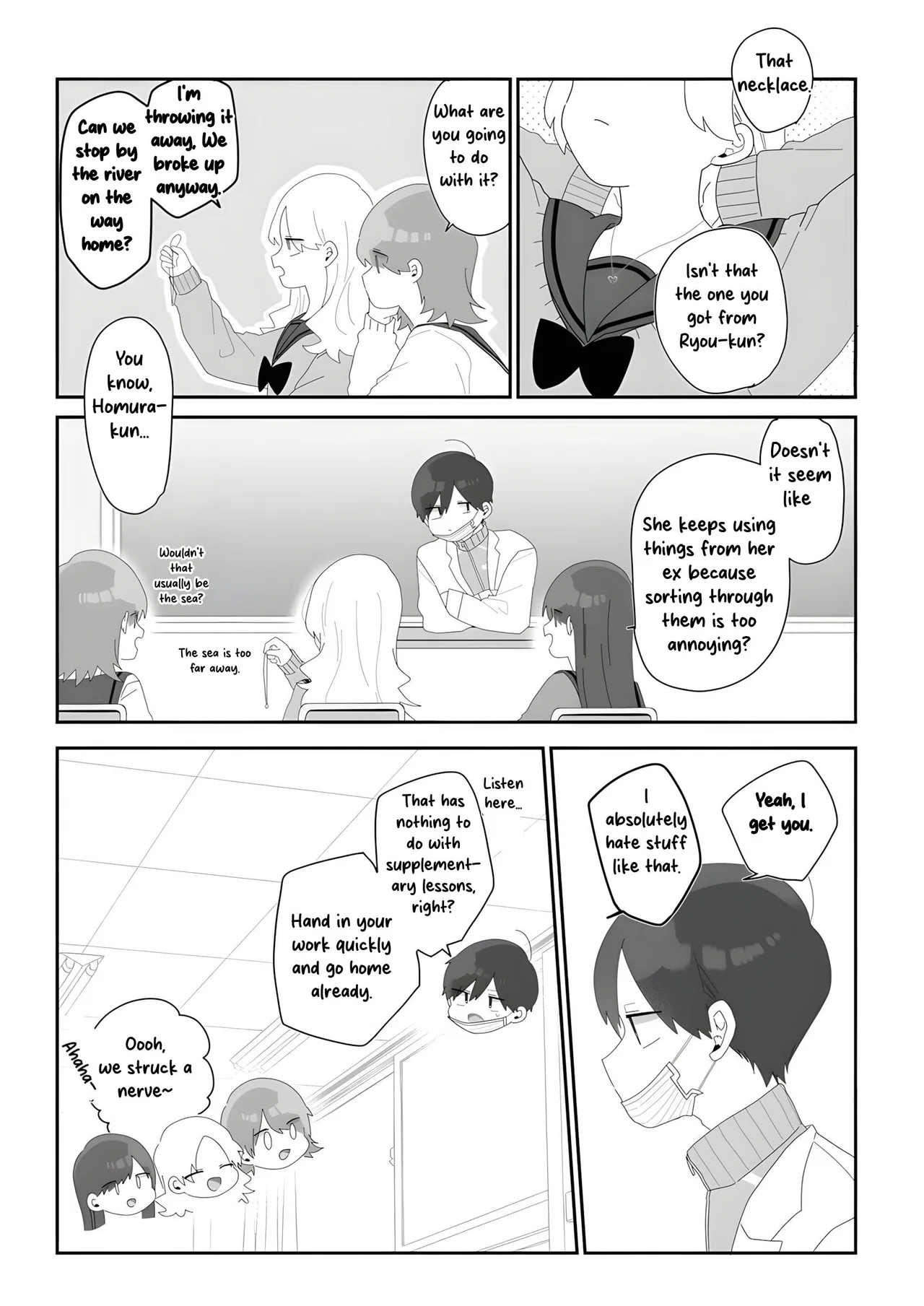 Sensei Nishii - Homura-sensei wa Tabun Motenai Chapter 8 – Page 1