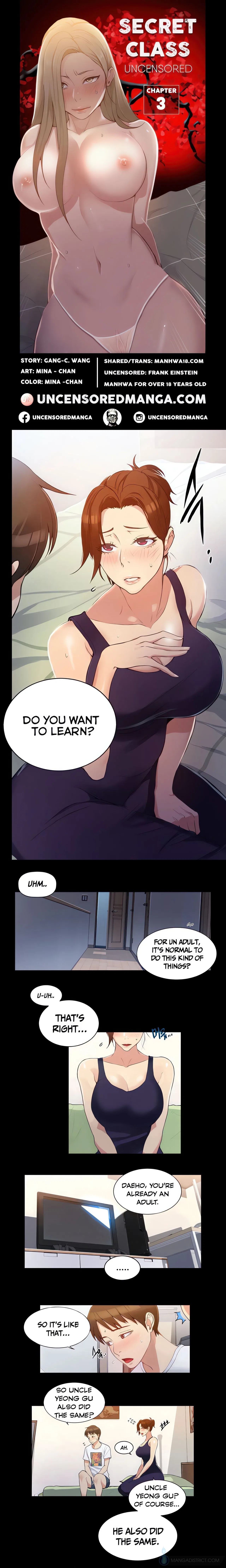 Secret Class Uncensored Chapter 3 – Page 1