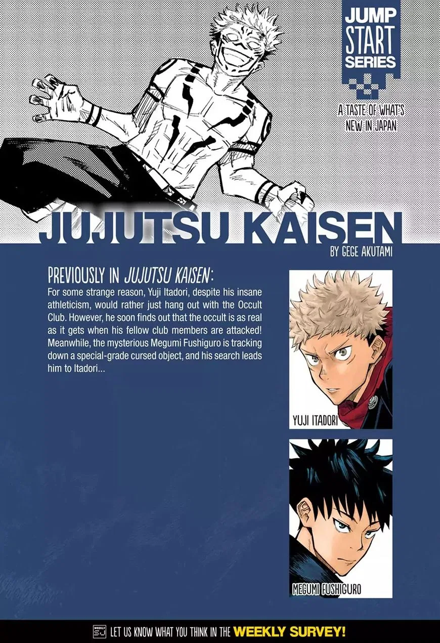Jujutsu Kaisen Manga Chapter 3 – Page 1